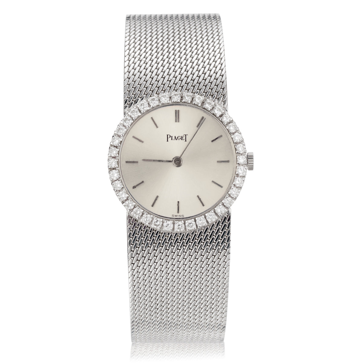 Piaget 18kt White Gold Ultra-Thin Diamond Ladies Watch