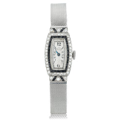 Patek Philippe Platinum Art Deco Ladies Wristwatch