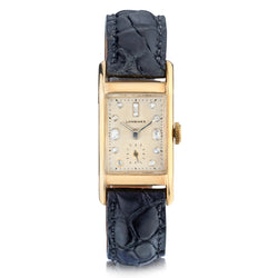 Unisex Longines 14kt Yellow Gold Vintage Watch. Circa 1950's.
