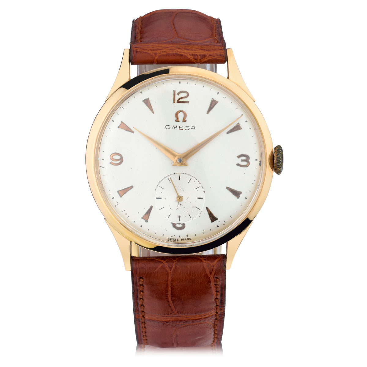 Vintage Omega, Sub Seconds Jumbo in 18kt Rose Gold. Ref: 2620
