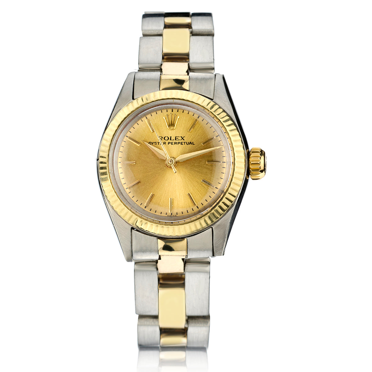 Rolex Ladies 2-Tone No Date Wristwatch. Ref: 6618