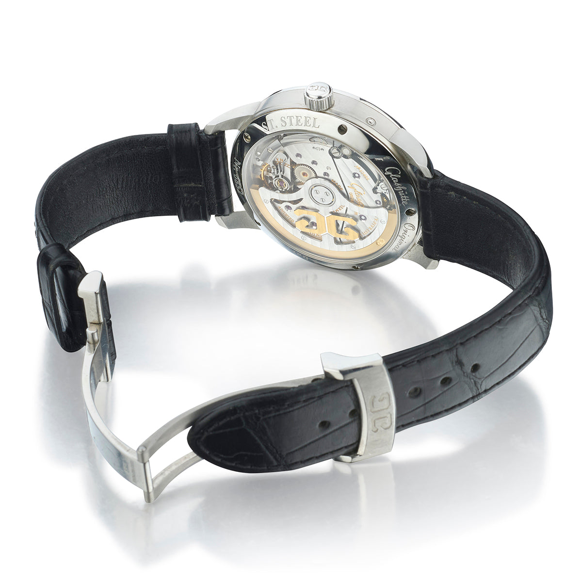 Glashutte Senator Excellence Panorama Date Moon Wristwatch. Ref: 1-36-04-02-70