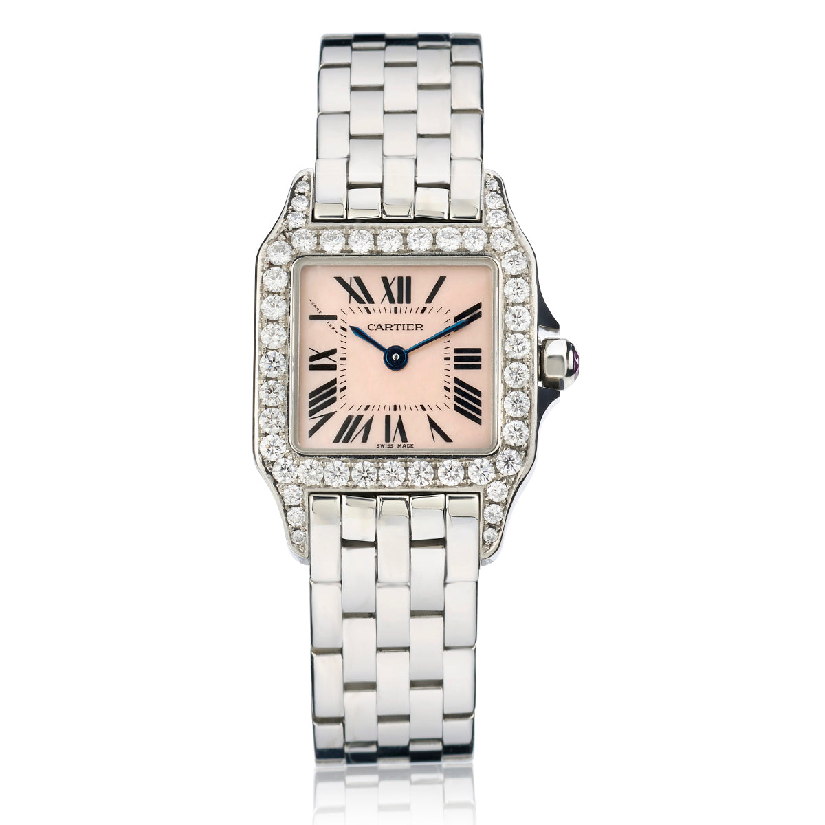 Cartier Ladies Santos Demoiselle in Stainless Steel. Ref: 2698.