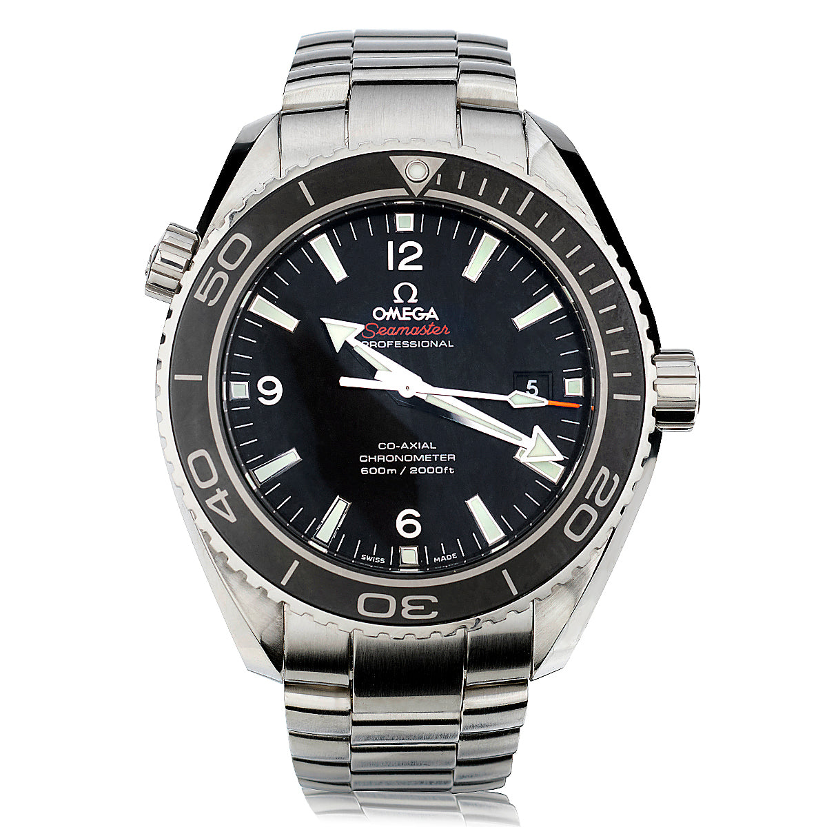 Omega Seamaster Planet Ocean Stainless XL Watch.  Ref: 23230462101001