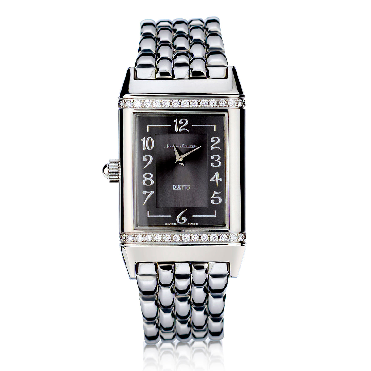 Jaeger le Coultre Reverso Diamonds Duo Face. Ref: 256.8.75
