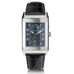 Jaeger Le Coultre Duo Reverso Mens 18kt White Gold Watch. Ref: 2723440