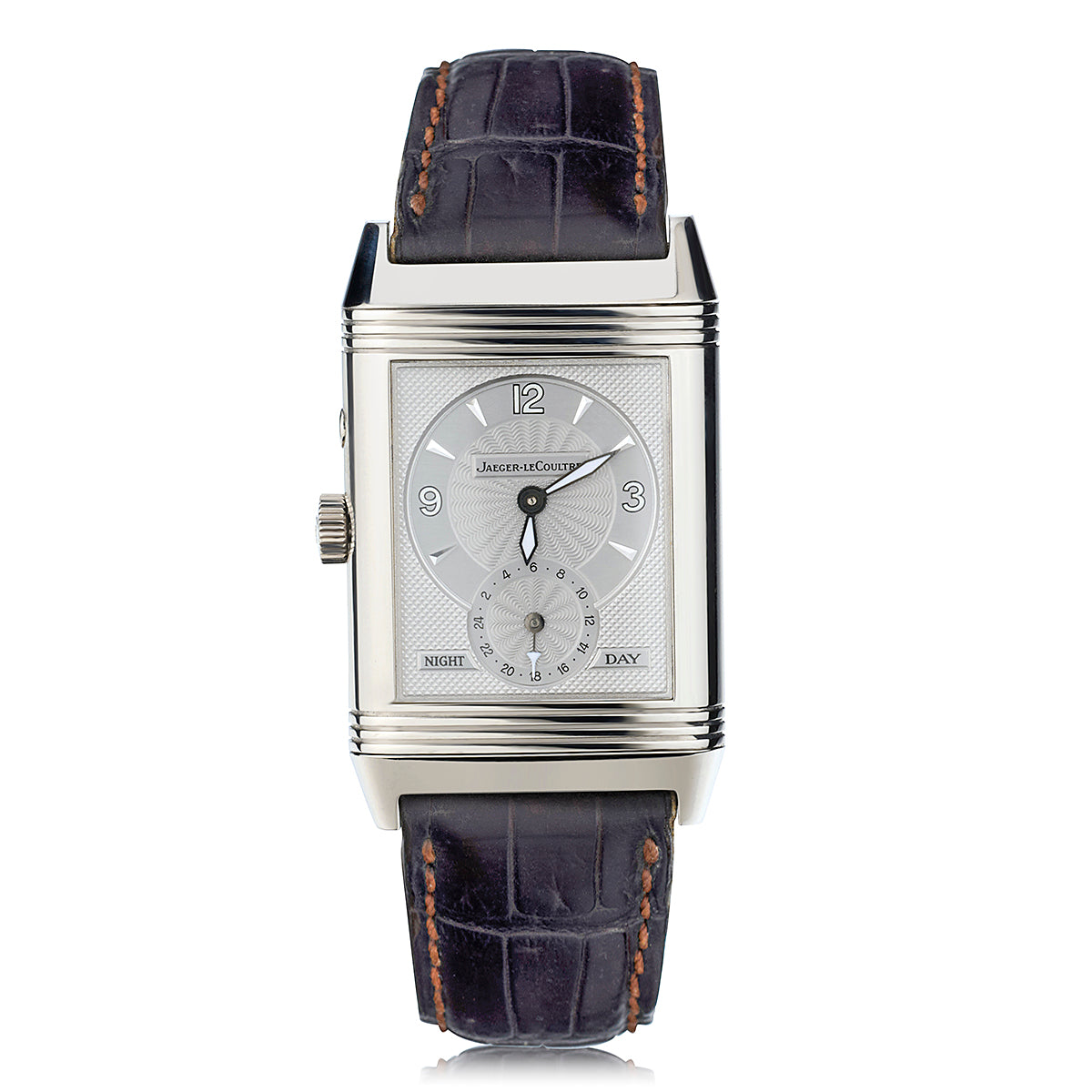 Jaeger Le Coultre Duo Reverso Mens 18kt White Gold Watch. Ref: 2723440