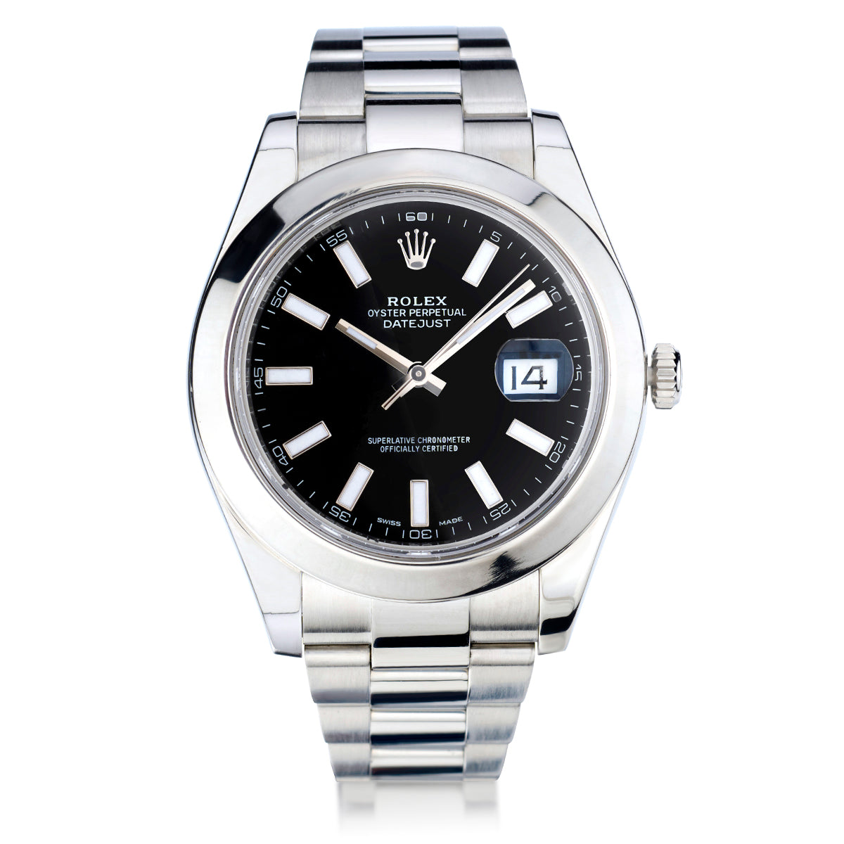 Rolex Oyster Perpetual Datejust II Black  Watch