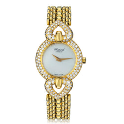 Chopard Ladies 18kt Yellow Gold and Diamond Watch. Ref: 899 1