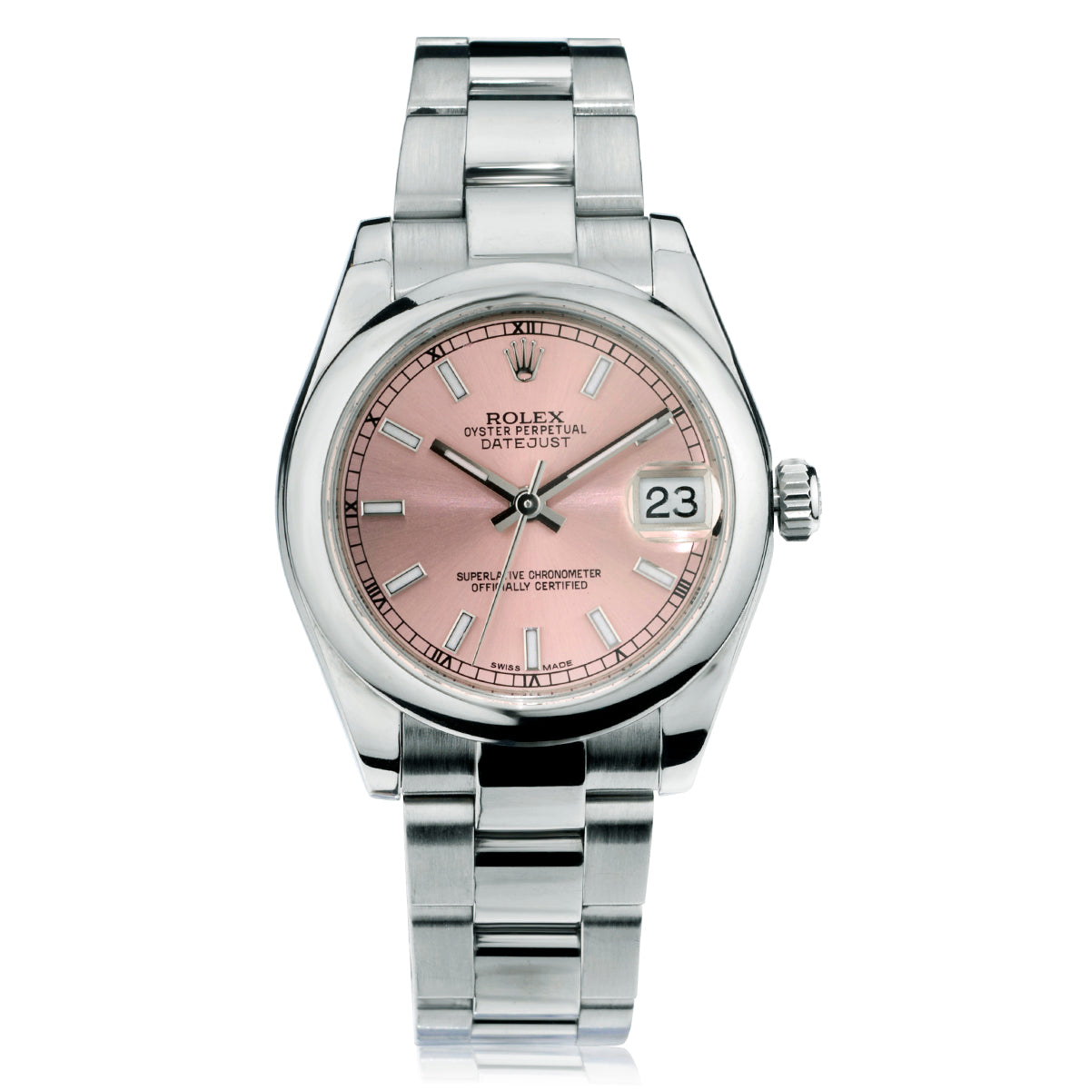 Rolex Oyster Perpetual Datejust 31mm Silver Dial Watch Ref: 178240
