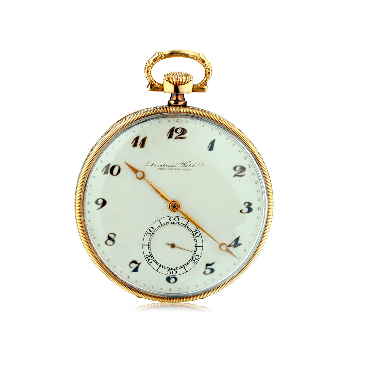 Vintage 14kt yellow gold International Watch Company Schaffhausen Pocket Watch.