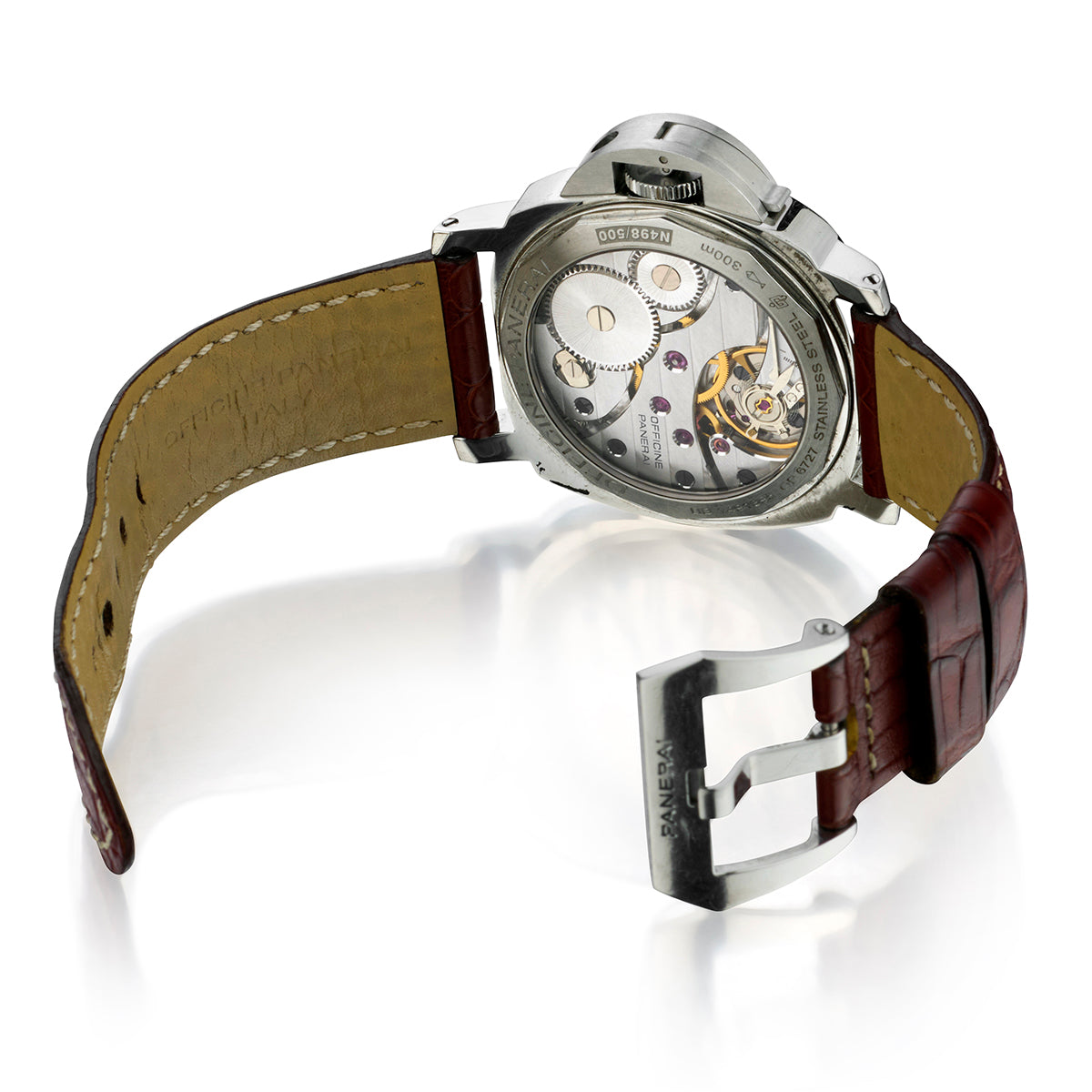 Panerai  Stainless Steel. Manual Winding. 44mm. Ref: PAM 114.  B&P
