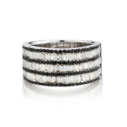 18kt White Gold Diamond Band.  1.20ct Tw