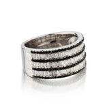 18kt White Gold Diamond Band.  1.20ct Tw