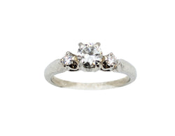 Ladies 18kt White Gold Diamond Ring. 0.55ct Tw