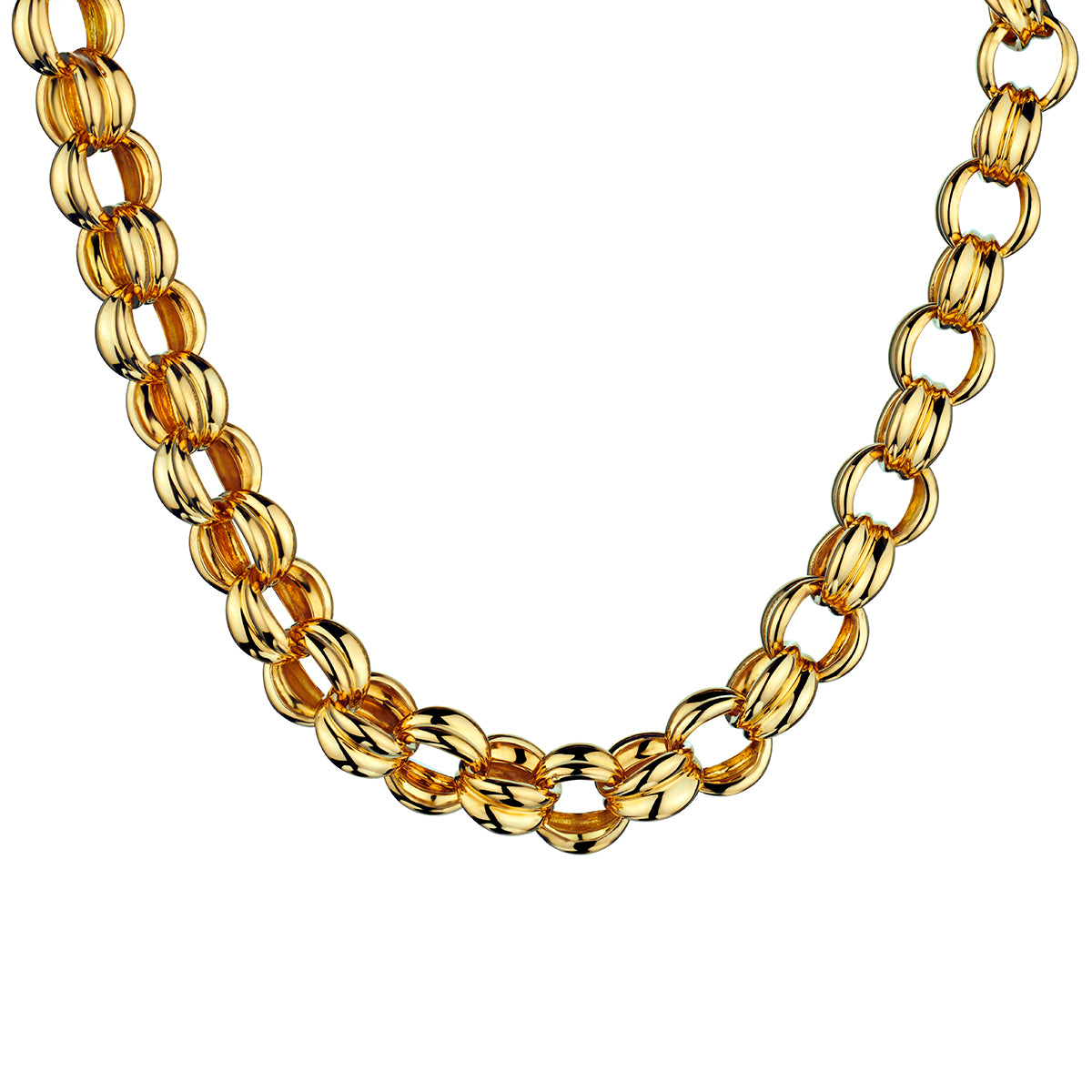 Tiffany & Co 18kt Yellow Gold Chunky Chain / Necklace. 99 Grams. – Van Rijk