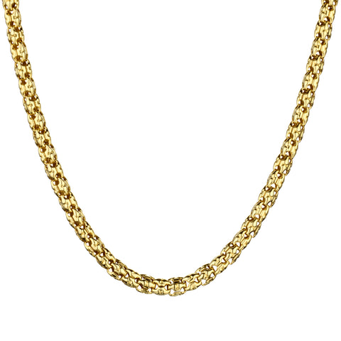 18kt Yellow Gold Fancy Chain by Quadri Gioielli
