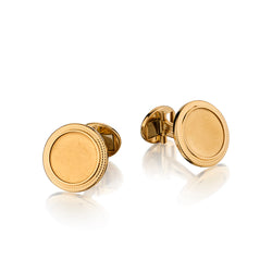 Patek Philippe "Calatrava" Cufflinks in 18kt Yellow Gold. 22.54 grams
