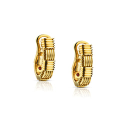 Roberto Coin 18kt Yellow Gold  "Appasionata Collection" Earrings.