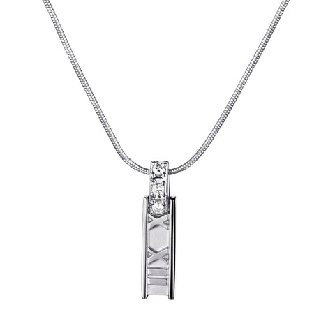 Tiffany & Co 3 - Diamond "Atlas Collection" Necklace.