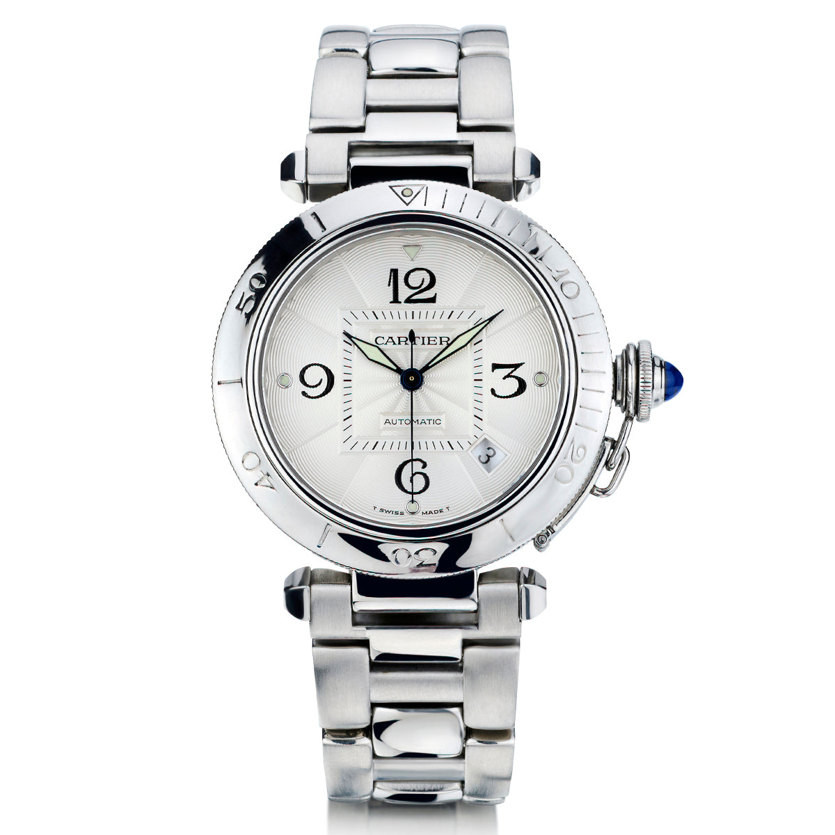 Cartier Pasha Stainless Steel.Case size: 38mm Automatic. Ref: 2378 ...