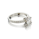 Platinum Tiffany & Co Diamond "Novo  Collection ". Ring 1.02 Carat Weight.