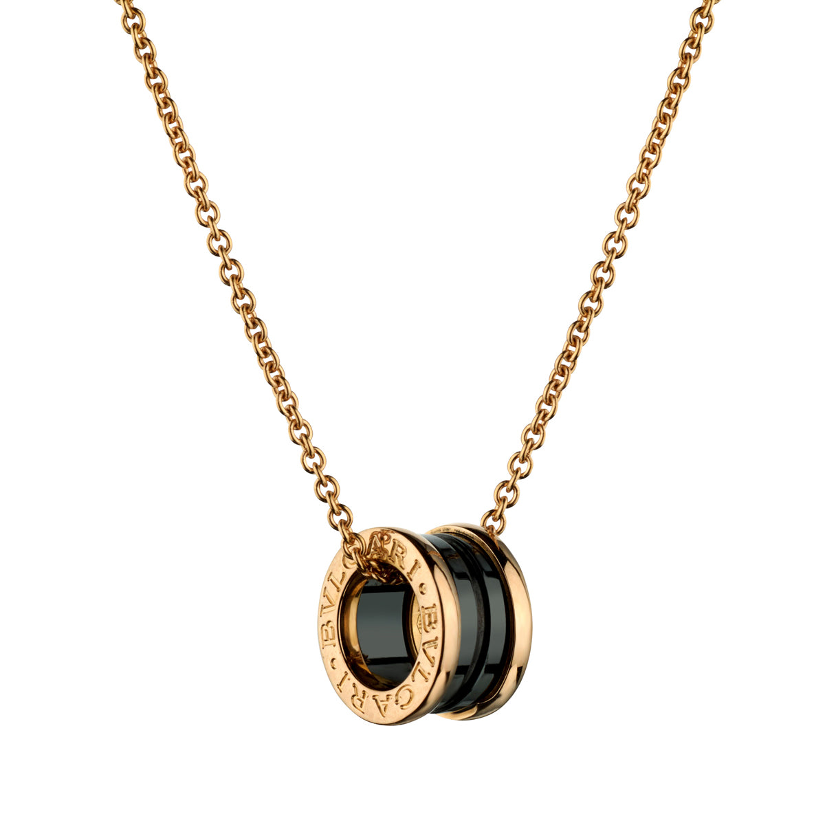 Bulgari / Bvlagri B Zero1 Ceramic Pendant in 18kt Rose Gold | Van