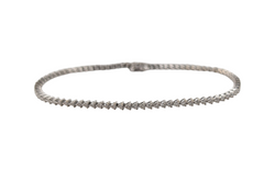 18KT WHITE GOLD DIAMOND TENNIS BRACELET 2.00ct TW.
