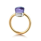 Pomellato Nudo Classic Amethyst Ring. 18kt Yellow Gold