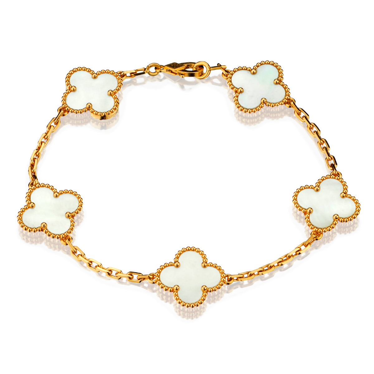 Van Cleef & Arpels 5 Motif Mother of Pearl Vintage Alhambra