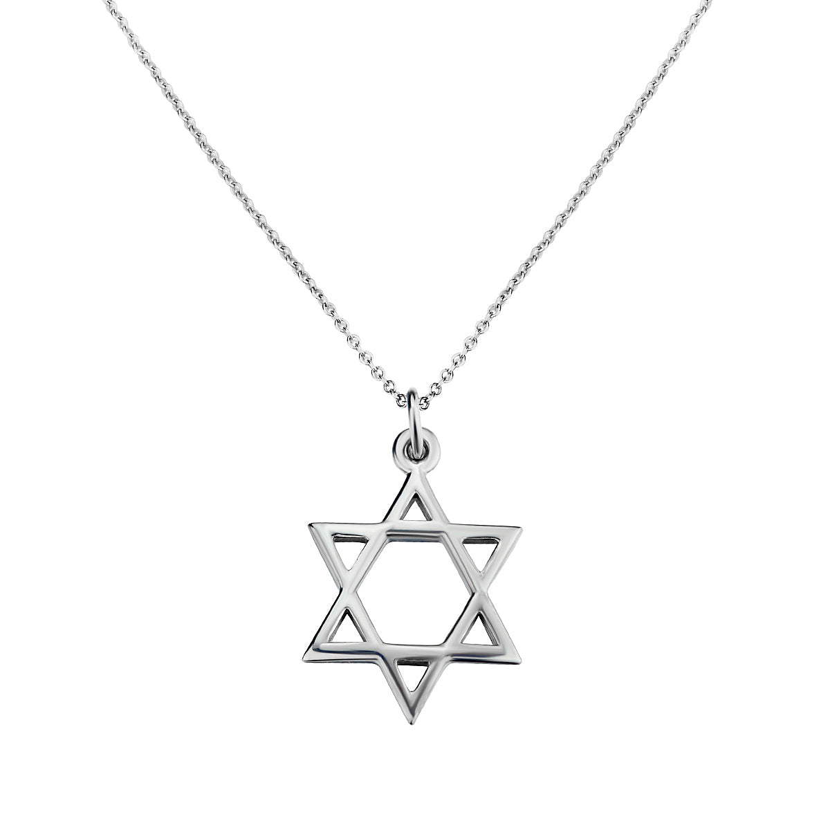 アクセサリー Tiffany & Co. Star of David Necklace Tiffany & Co. 18kt White Gold Star of David | Van Rijk Estate