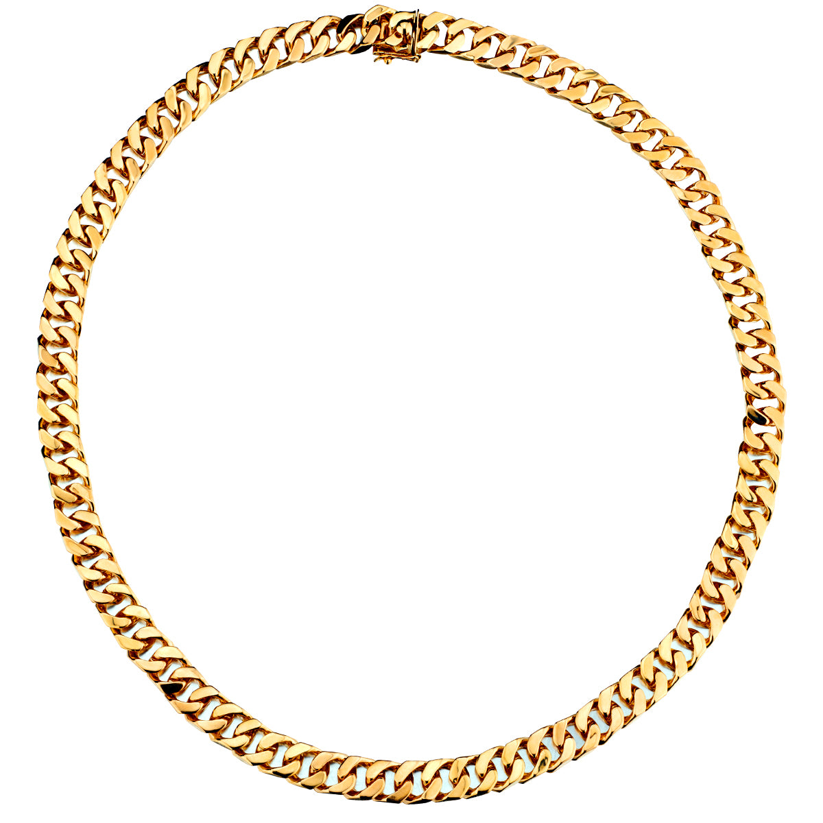Unisex 14kt Yellow Gold Link Chain.  118 grams.