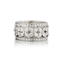 Tiffany & Co Victoria Diamond Band Ring in Platinum