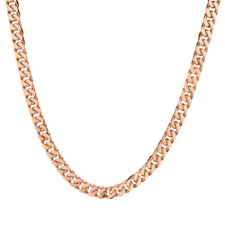 14kt Solid Rose Gold Link Chain. Made in Italy. Weight:92 Grams