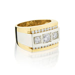 14kt Yellow and White Gold Diamond Ring. 1.43ct Tw
