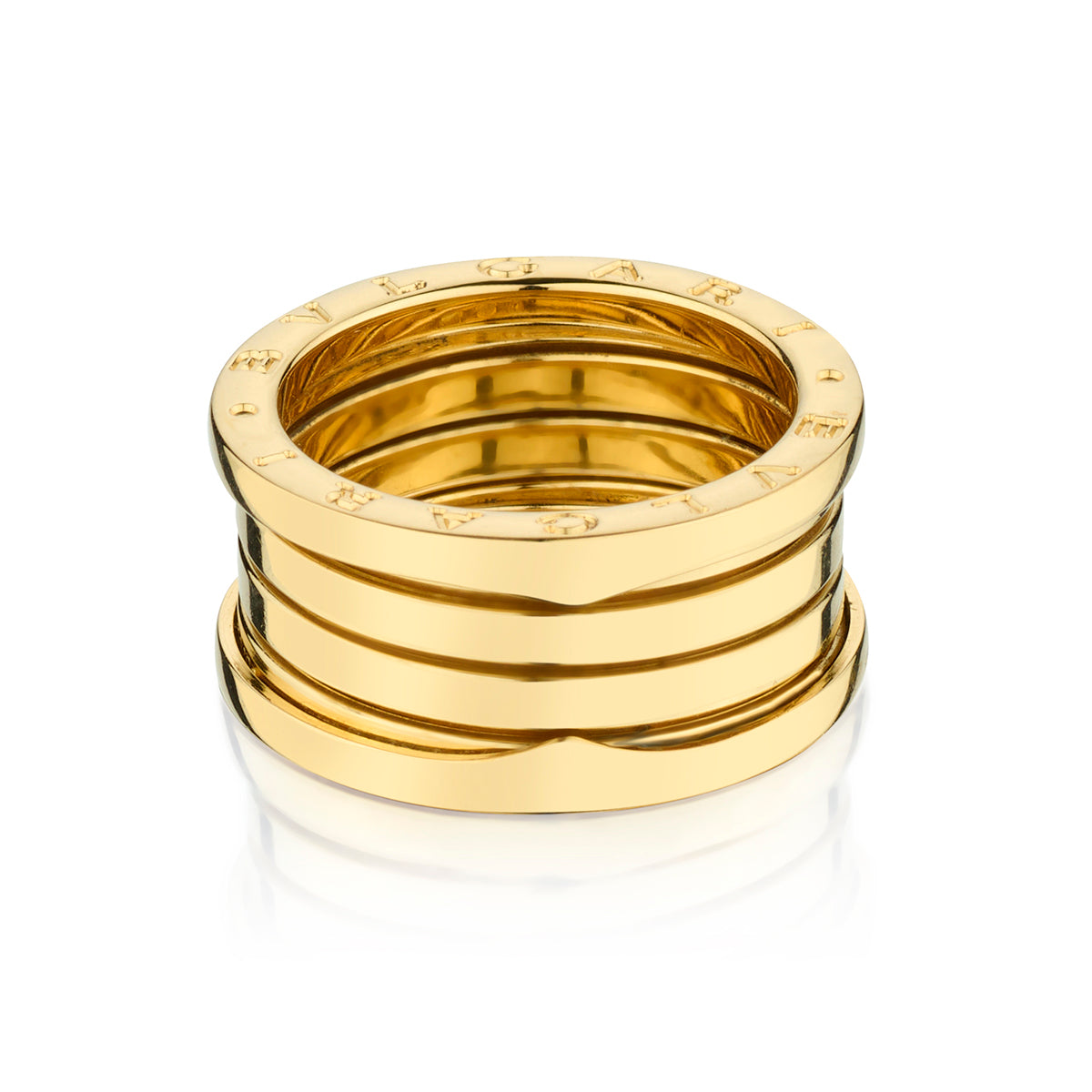Bvlgari B Zero 1 Four Band Ring in 18kt Yellow Gold. | Van Rijk