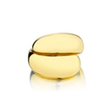 Modern Ladies 14kt Yellow Gold Twist Ring.