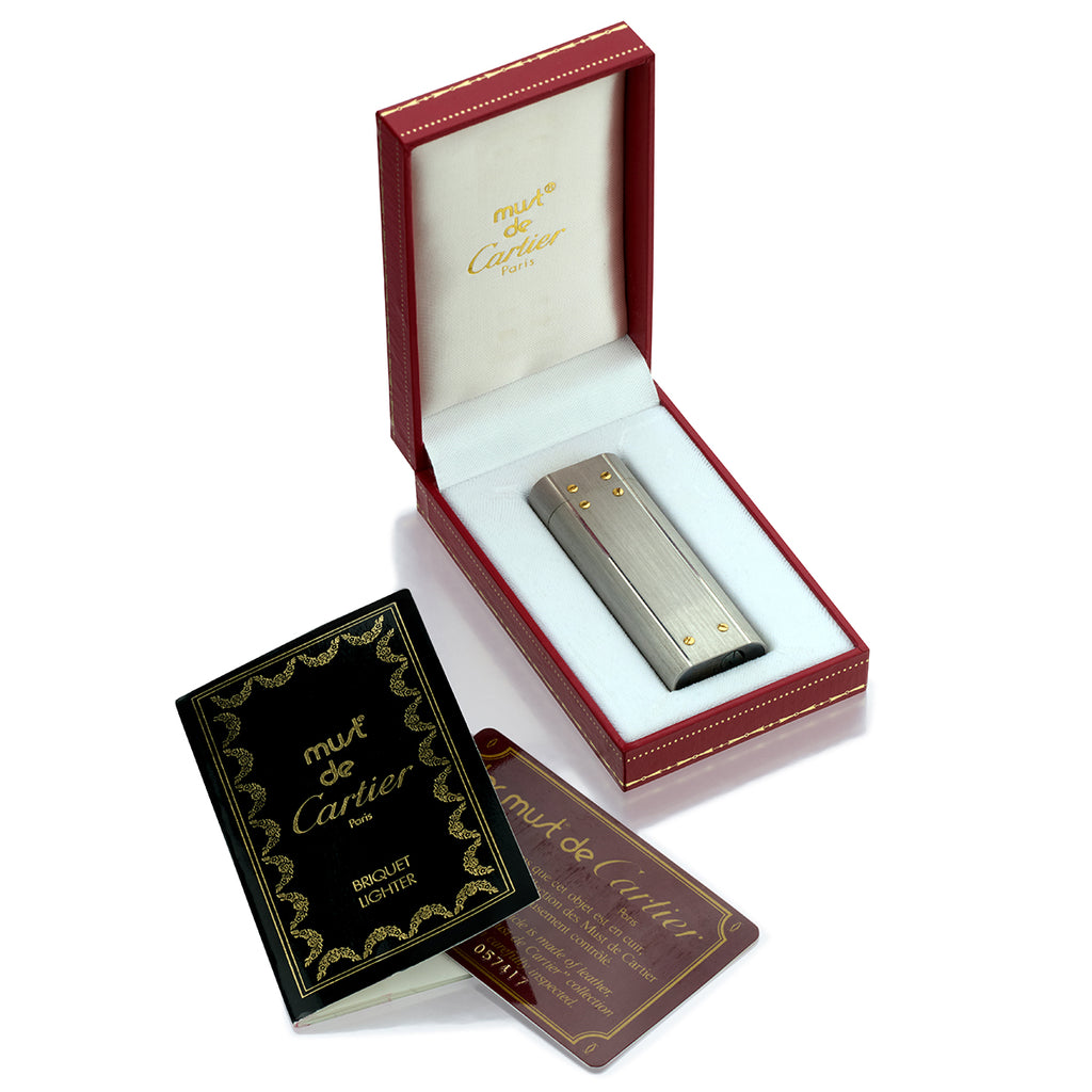 Cartier Lighter Vintage Must De Cartier Cartier Unisex Silver And