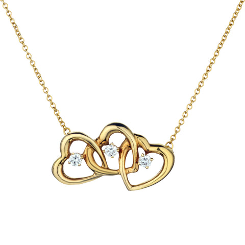 Tiffany & Co Paloma Picasso "Loving Heart "Pendant. 18kt Yellow Gold