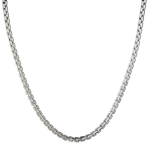 14 White Gold Chain Necklace. 19 Grams.