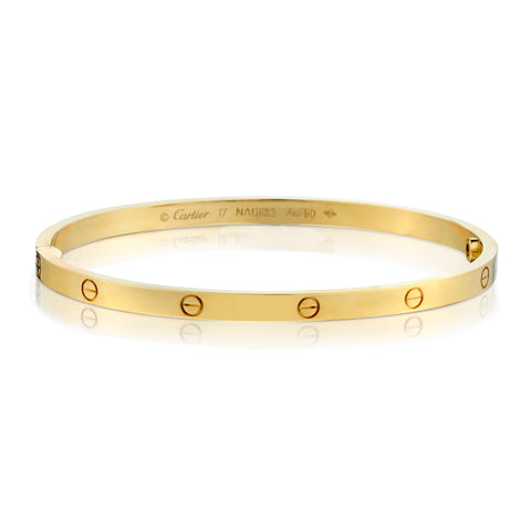 Cartier Love Bangle Small Model in 18kt Yellow Gold