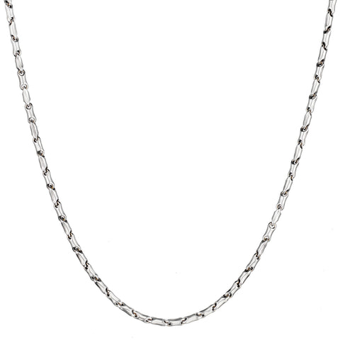 18kt White Gold by Chimento. 17.5 " (L) . Weight: 12 Grams
