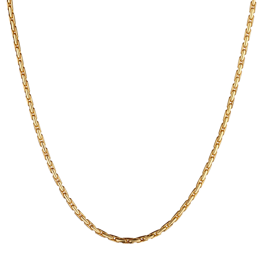 Italian Average Weight 14kt Yellow Gold Chain. Made in Italy. Weight: 14.39 Grams | Van Rijk ...