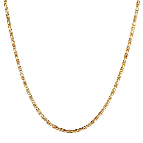 14kt Yellow Gold Chain. Made in Italy. Weight: 14.39 Grams