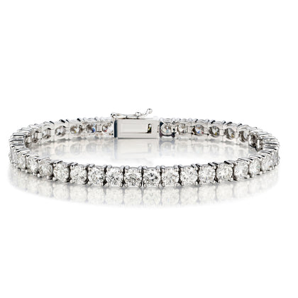 14kt White Gold Natural Diamond "Tennis Bracelet" 29 x  21.50ct Tw