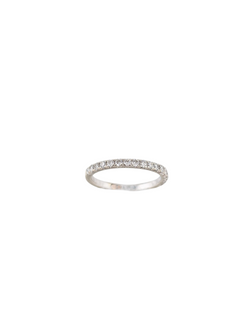 18KT WHITE GOLD DIAMOND BAND 0.34ct TW.