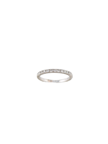 18KT WHITE GOLD DIAMOND BAND 0.34ct TW.