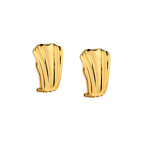 18kt Yellow Gold Stud Earrings. 12.71 Grams