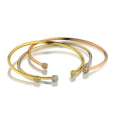 18kt Pink Gold Diamond Cuff Bangle. 10.00 Grams