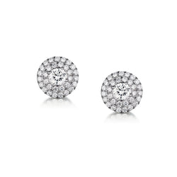 Tiffany & Co "Soleste" Diamond Stud Earrings. B&P